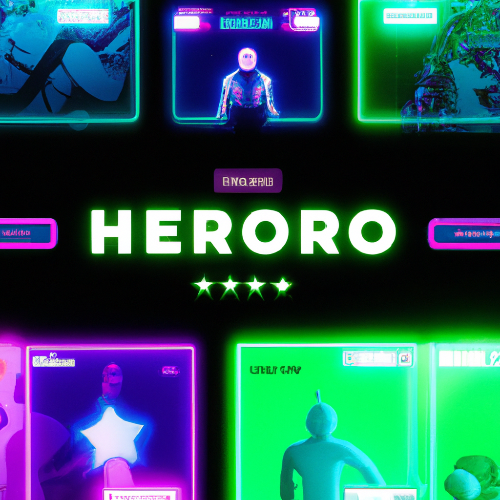 ArcadeForge hero — neon arena snapshot